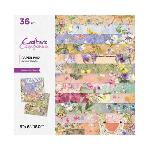 Crafter’s Companion – Summer Meadow paperilehtiö 15,2 x 15,2 cm