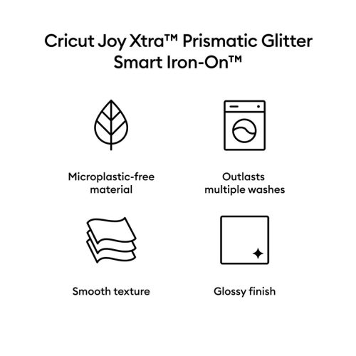 Joy Xtra Prismatic Glitter Smart Iron On
