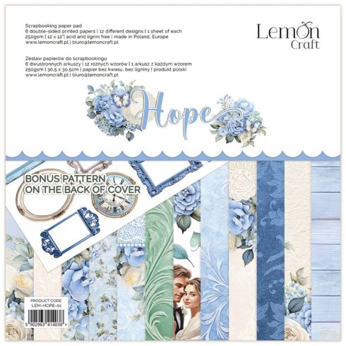 Lemon Craft – Hope paperilehtiö 30,4 x 30,4 cm