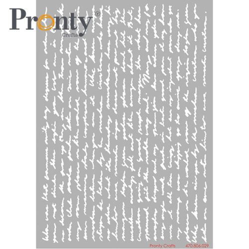 Pronty Stencil sapluuna – Script