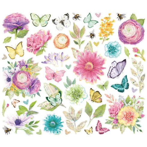 Simple Stories – Floral Bits Pieces Life in Bloom leikekuvat 45 kpl1