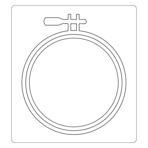 Sizzix Bigz stanssi – EMBROIDERY HOOP3