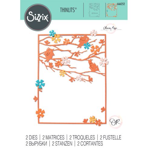 Sizzix Thinlits stanssi – WOODLAND CARDFRONT
