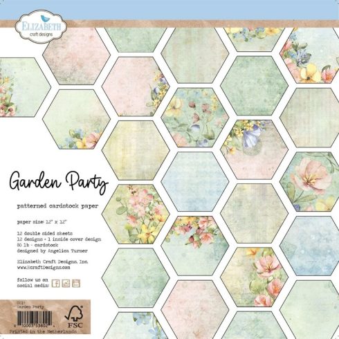 Elizabeth Craft Designs – Garden Party paperilajitelma 30,5 x 30,5 cm