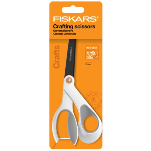 Fiskars Non-Stick™ Titanium Crafting Scissors 21 cm – Askartelusakset