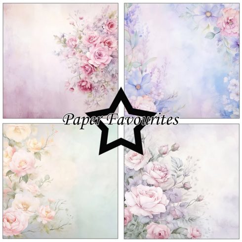 Paper Favourites – Watercolor Floral paperilajitelma2
