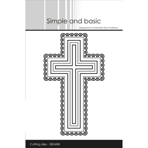 Simple and Basic stanssi – LACE EDGE CROSSES