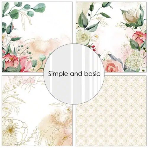 Simple and Basic – A Touch of Spring paperilajitelma 15 x 15 cm1
