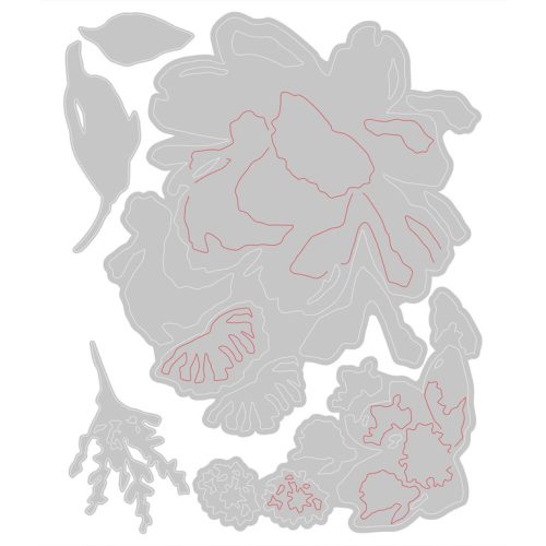 Sizzix Thinlits stanssi – BRUSHSTROKE FLOWERS 3 3