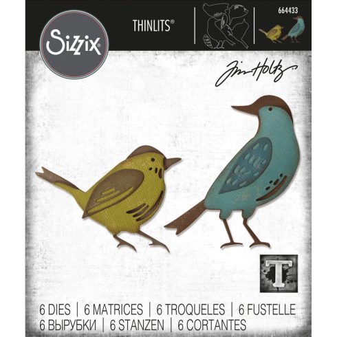 Sizzix Thinlits stanssi – FEATHERED FRIENDS