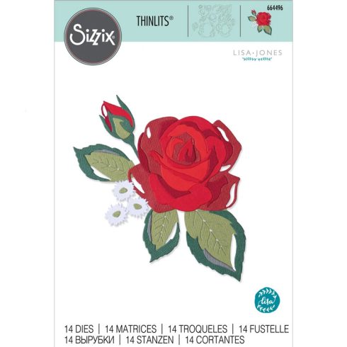 Sizzix Thinlits stanssi – LAYERED ROSE