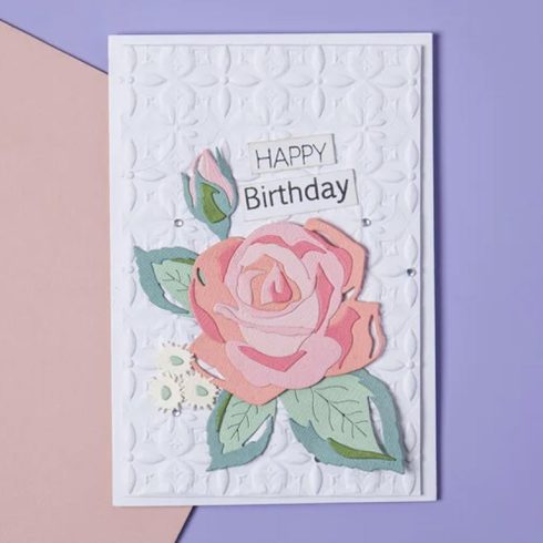 Sizzix Thinlits stanssi – LAYERED ROSE3