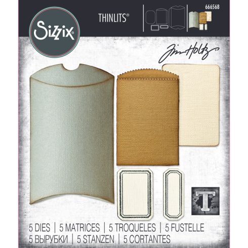 Sizzix Thinlits stanssi – VAULT PILLOW BOX + BAG
