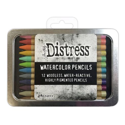 Tim Holtz Distress Watercolor Pencils Kit 2 – vesivärikynät (12 kpl)