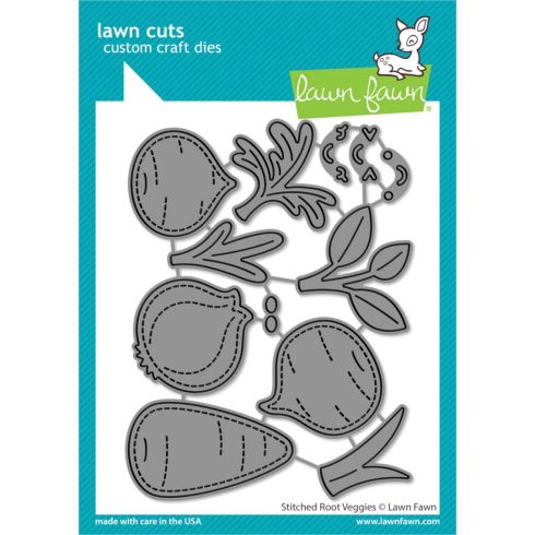 Lawn Fawn stanssi – STITCHED ROOT VEGGIES