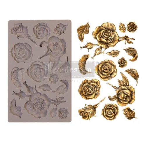 Re·Design with Prima – Fragrant Roses Decor Mould 13x20cm
