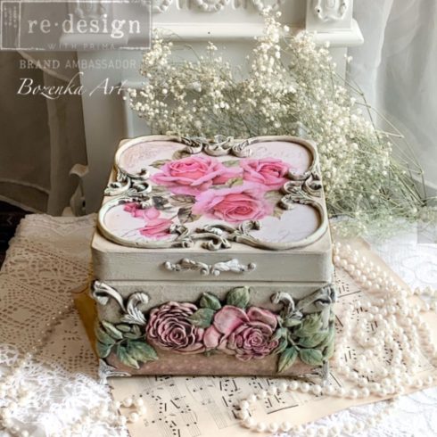 Re·Design with Prima – Victorian Rose Decor Mould 13x20cm2