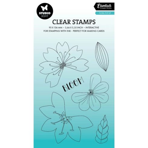 Studio Light Clear Stamp leimasin – FLORAL POP-UP