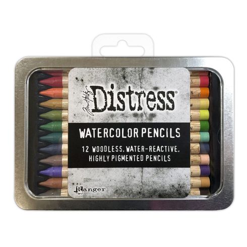 Tim Holtz Distress Watercolor Pencils Kit 4 – vesivärikynät (12 kpl)