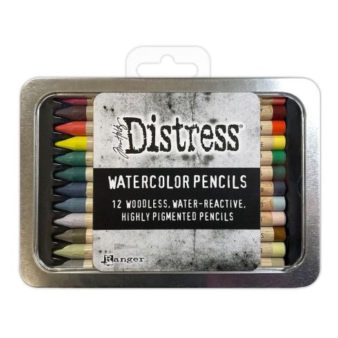 Tim Holtz Distress Watercolor Pencils Set 5 – vesivärikynät (12 kpl)
