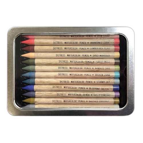 Tim Holtz Distress Watercolor Pencils Set 6 – vesivarikynat 12 kpl2