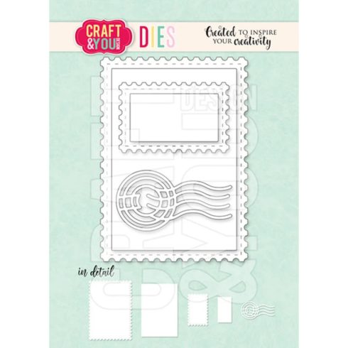 Craft & You Design stanssi – ATC FRAME WITH STAMP
