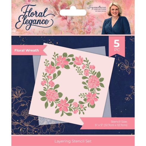 Crafter's Companion Floral Elegance kerrossapluuna – Floral Wreath