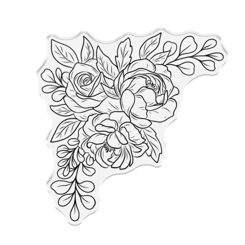 Crafters Companion Floral Elegance leimasin – Blossoming Corner1