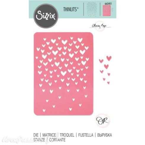 Sizzix Thinlits stanssi – DRIFTING HEARTS