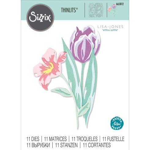 Sizzix Thinlits stanssi – LAYERED SPRING FLOWERS