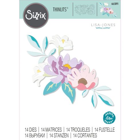 Sizzix Thinlits stanssi – LAYERED SUMMER FLOWERS