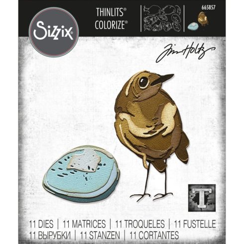 Sizzix Tim Holtz Thinlits Colorize stanssi – BIRD & EGG