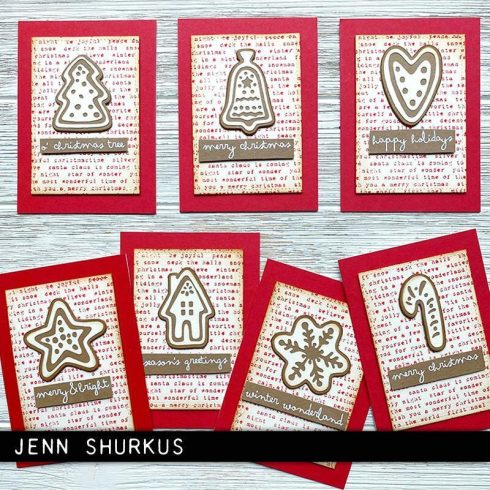Sizzix Tim Holtz Thinlits stanssi – CHRISTMAS COOKIES 1
