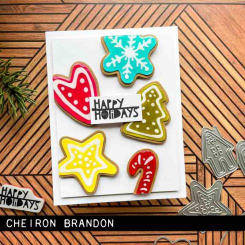 Sizzix Tim Holtz Thinlits stanssi – CHRISTMAS COOKIES1