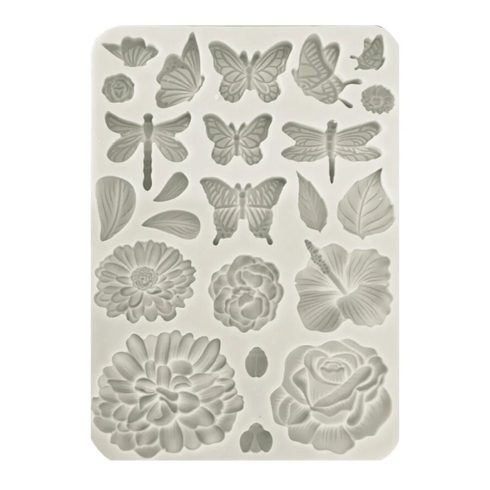 Stamperia – Secret Diary Butterflies and Flowers Silicon Mould muotti A5
