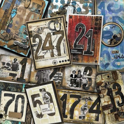 Tim Holtz Stampers Anonymous – Paint By Number leimasinsetti 4