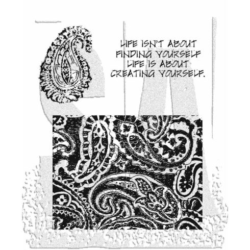 Tim Holtz Stampers Anonymous – Paisley Prints leimasinsetti