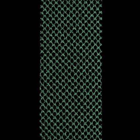 Verkkonauha 5cm x 1m metallinhohtoinen vihreä
