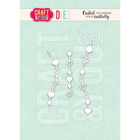 Craft & You Design stanssi – DECORATIVE HANGING STRIPS 1