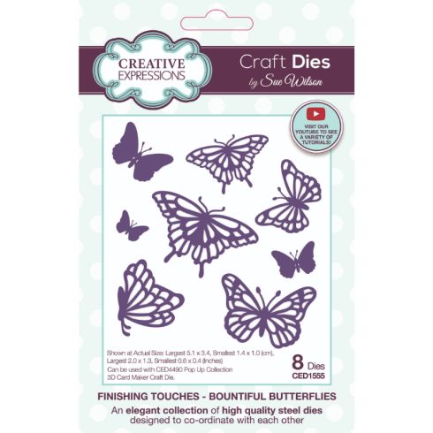 Creative Expressions stanssi – Finishing Touches BOUNTIFUL BUTTERFLIES