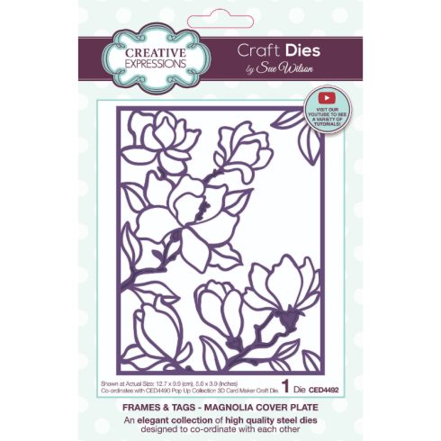 Creative Expressions stanssi – Frames & Tags MAGNOLIA COVER PLATE
