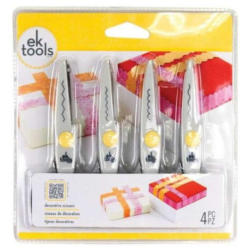 Ek Tools Decorative Scissors – Kuviosakset (4kpl)