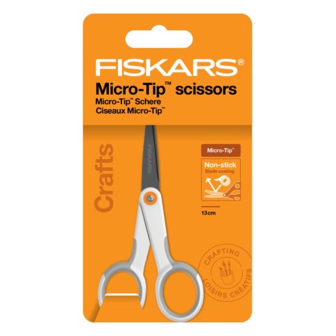 Fiskars Non-Stick™ Micro-Tip® Titanium Scissors 13 cm – Sakset