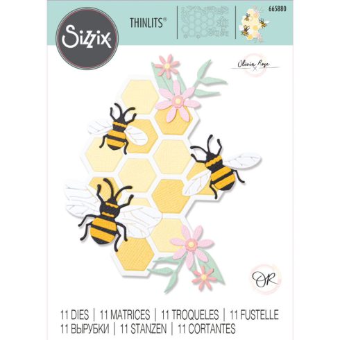 Sizzix Thinlits stanssi – BEE HIVE